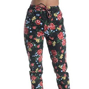 Flower Print Joggers